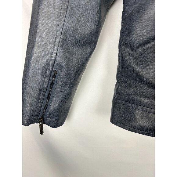 NWT Mens American Breed Blue Denim Jacket 100% Pleater Motorcycle Lining Medium - Picture 13 of 16